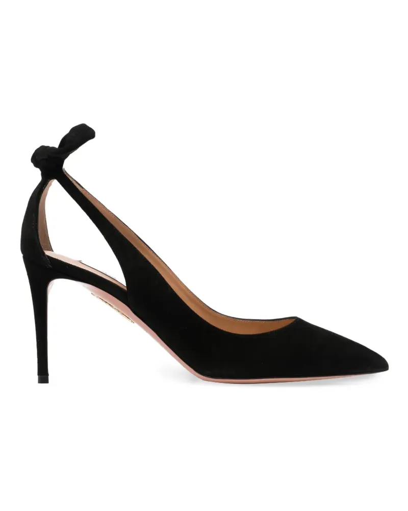 Aquazzura Bow Tie Pumps 85cm - Schwarz Schwarz