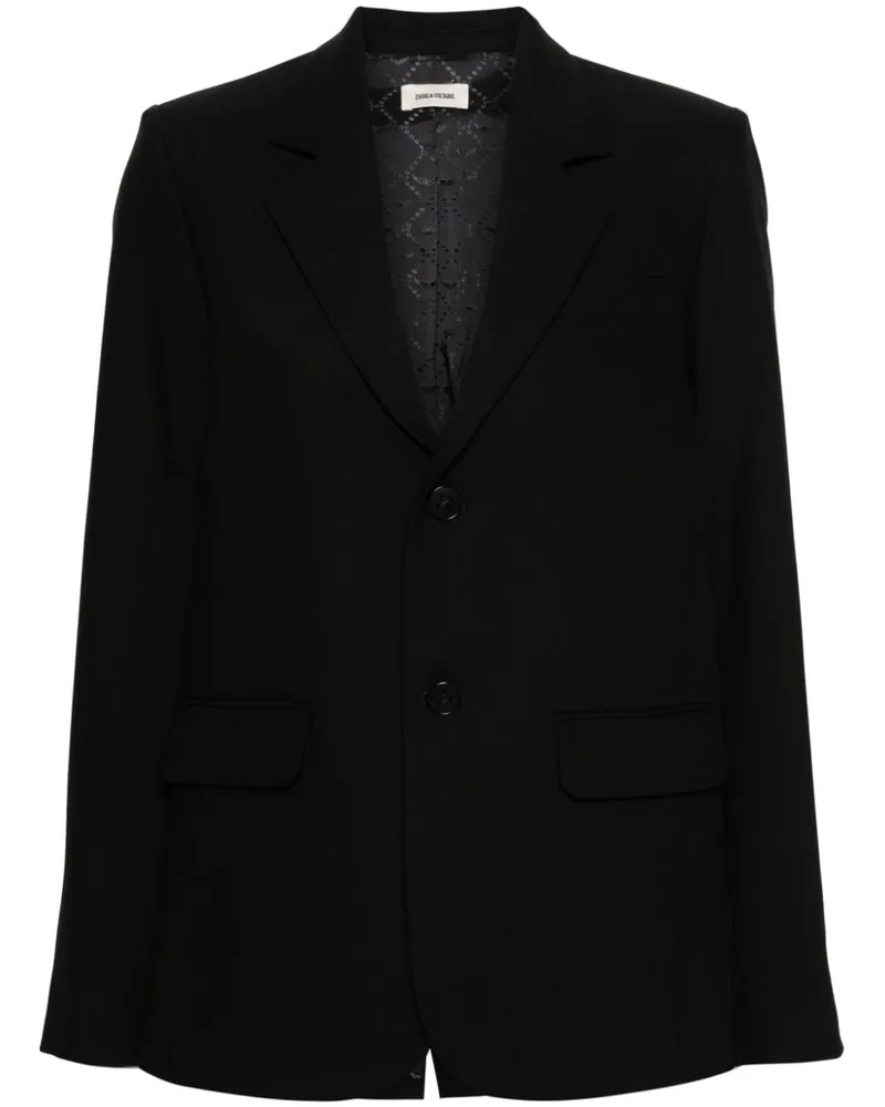 Zadig & Voltaire Blazer mit Strass - Schwarz Schwarz