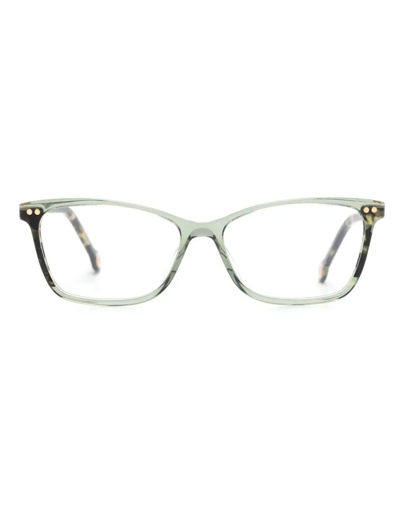 Carolina Herrera New York Brille mit eckigem Gestell - Grün Grün