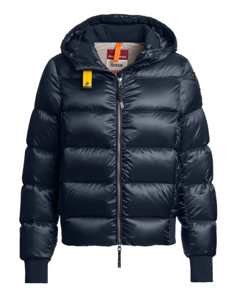 Parajumpers quilted hooded jacket - Blau Blau
