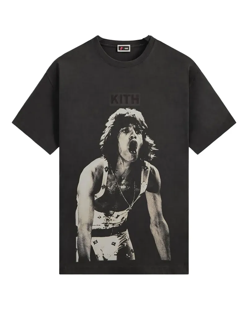 KITH x Rolling Stones Mick Jagger T-Shirt - Schwarz Schwarz