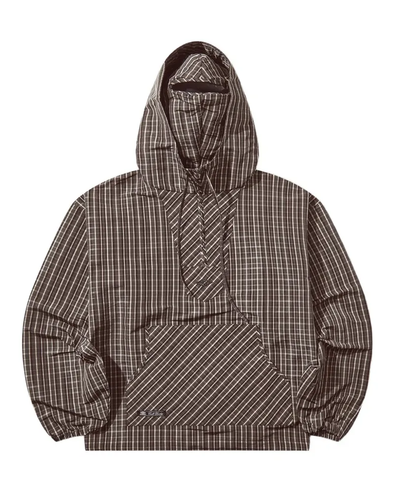 Umbro checked-pattern jacket - Braun Braun
