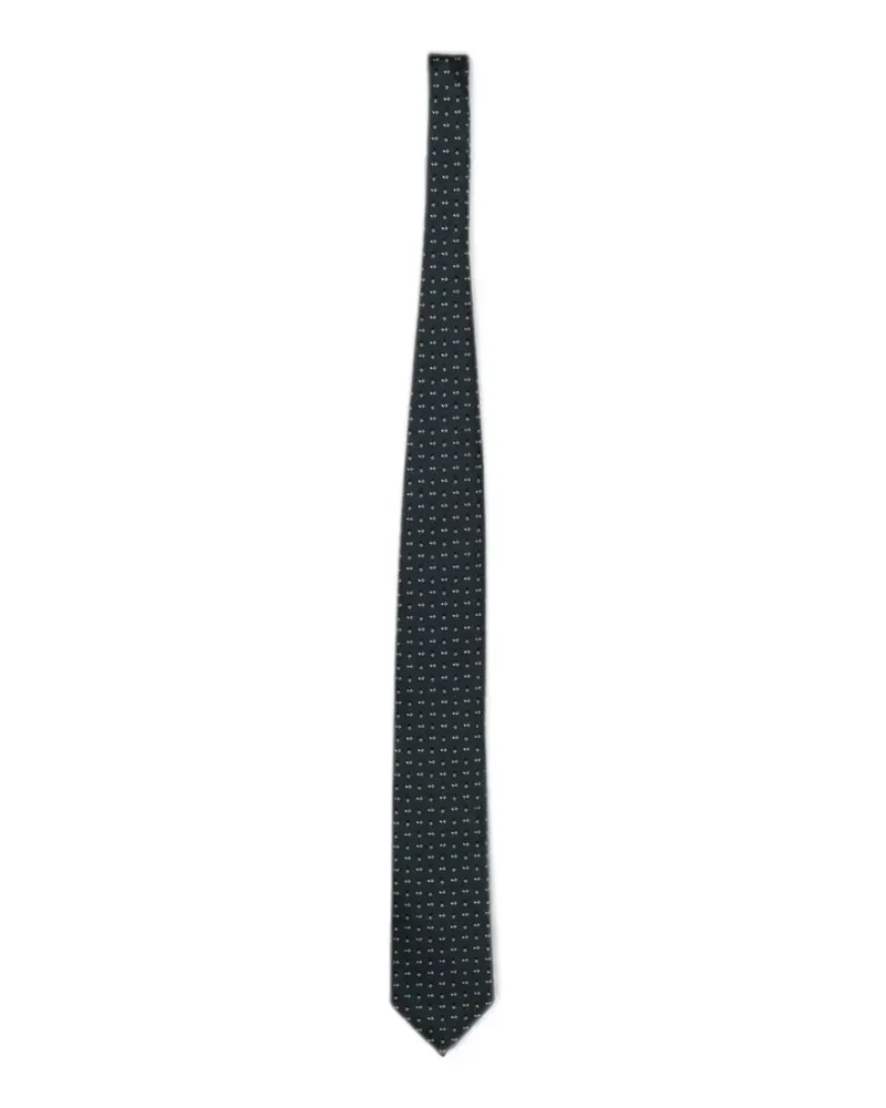 Ermenegildo Zegna jacquard silk tie - Grün Grün