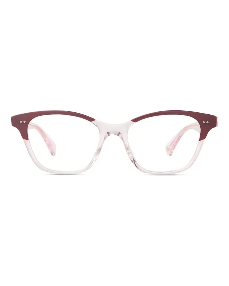 Garrett Leight Eckige Lily Sonnenbrille - Nude Nude