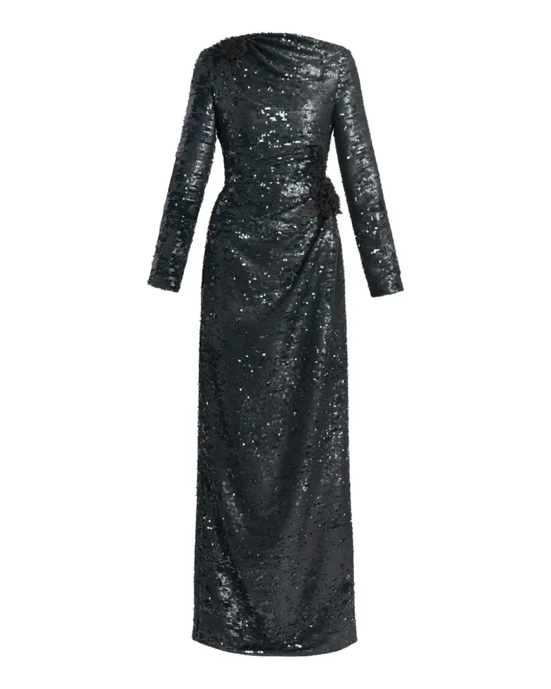 Erdem Abendkleid mit Pailletten und Korsagendetail - Grün Grün