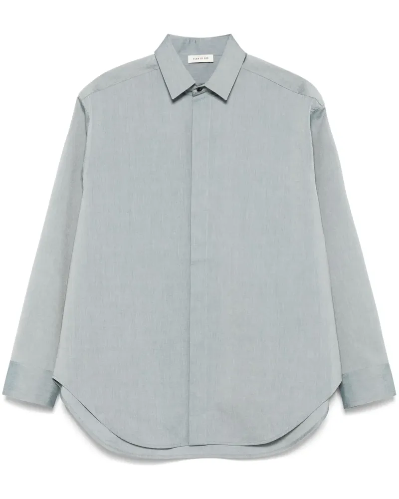 Fear of God Meliertes Hemd - Grau Grau