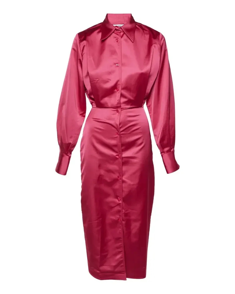 ATTICO Hemdkleid aus Satin - Rosa Rosa
