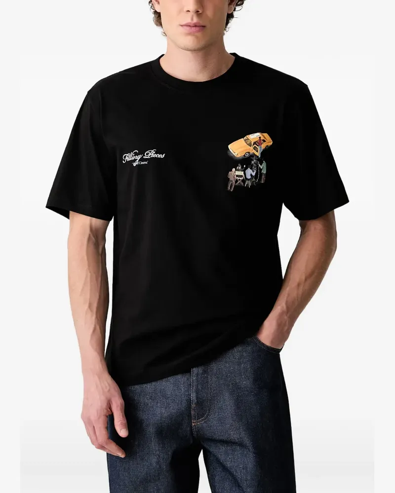 Filling Pieces graphic-print T-shirt - Schwarz Schwarz