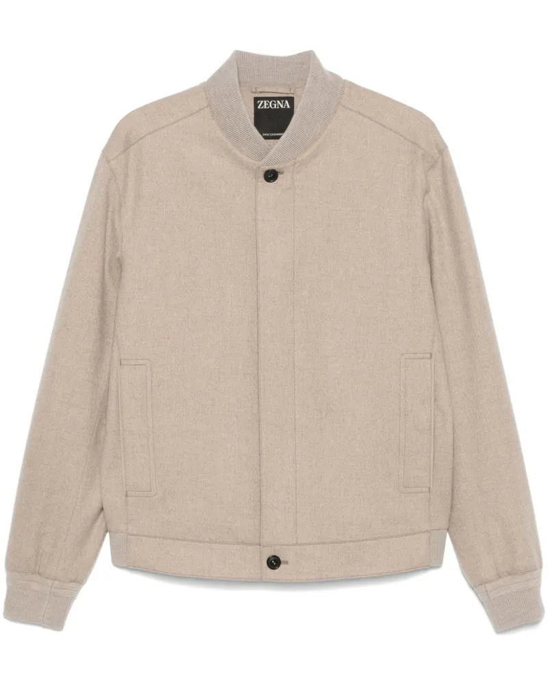 Ermenegildo Zegna Oasi Bomberjacke aus Kaschmir - Nude Nude