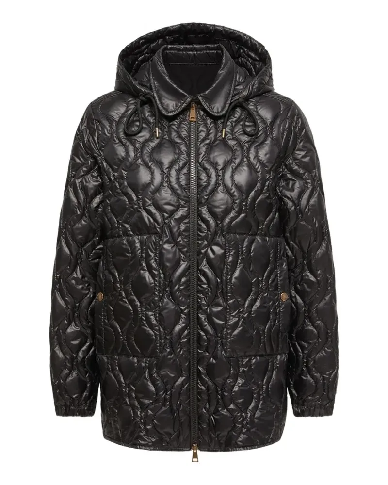 Moncler Balette Steppjacke mit geometrischer Steppung - Schwarz Schwarz
