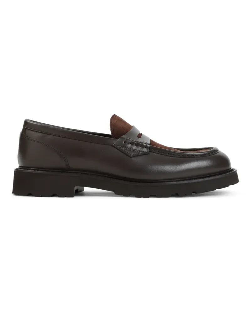Canali Loafer mit dicker Sohle - Braun Braun