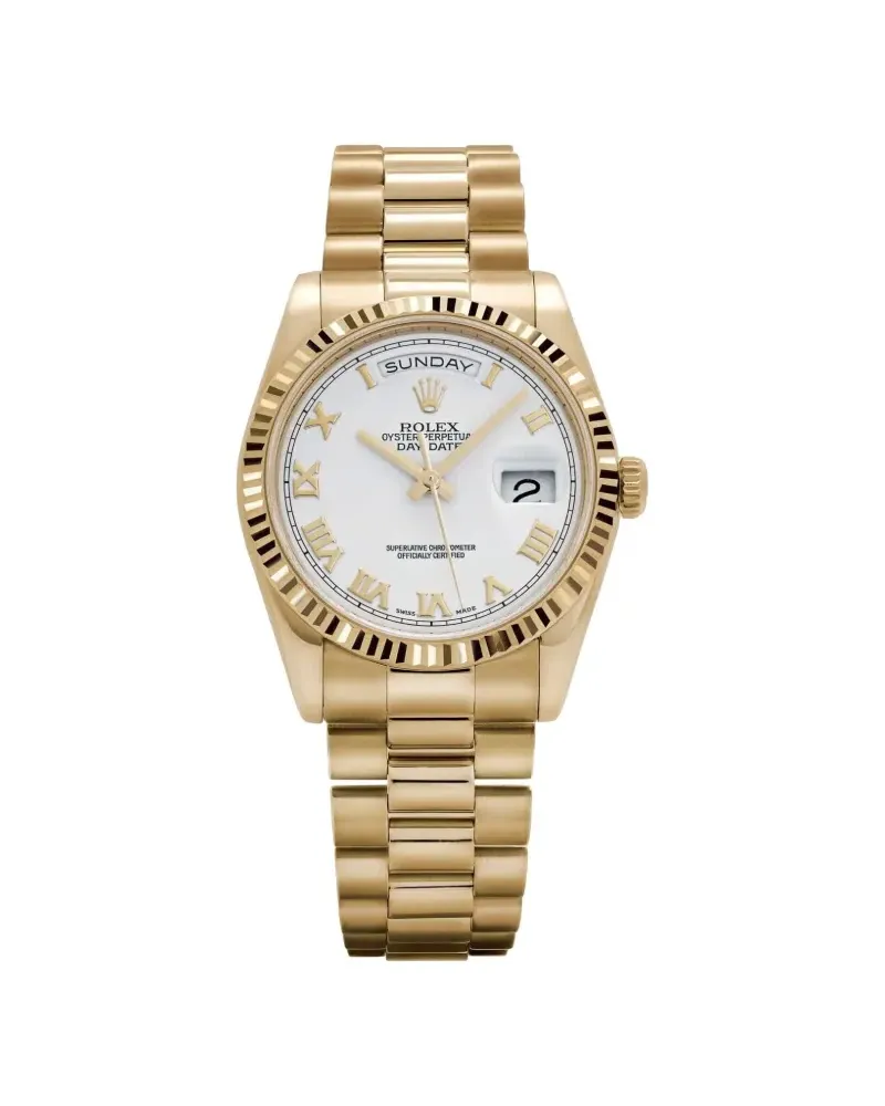 Rolex Day-Date roman-numerals dial 36mm - Weiß Weiß