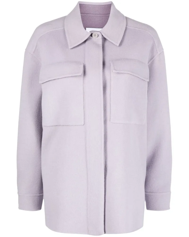 Calvin Klein Jacke mit gespreiztem Kragen - Violett Violett