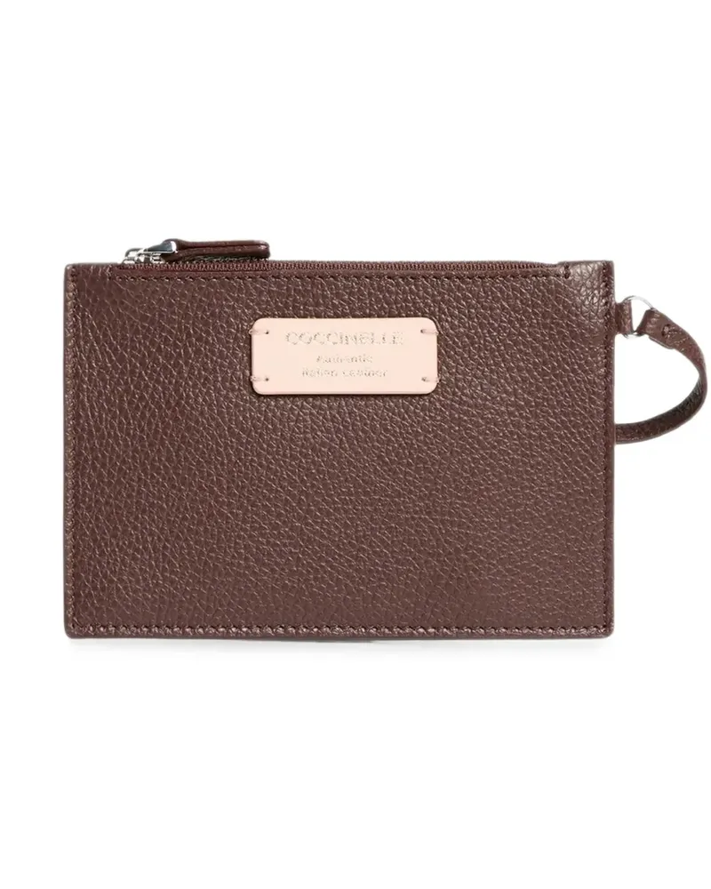 Coccinelle small C-easy suede tote bag - Rot Rot