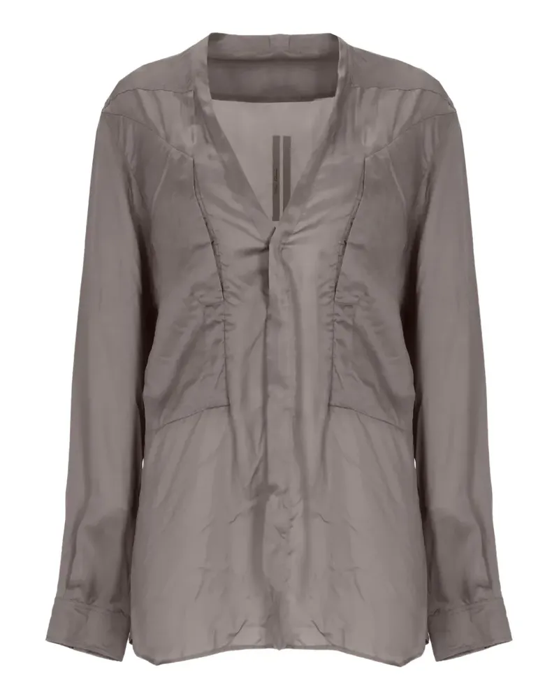 Rick Owens long-sleeve shirt - Grau Grau