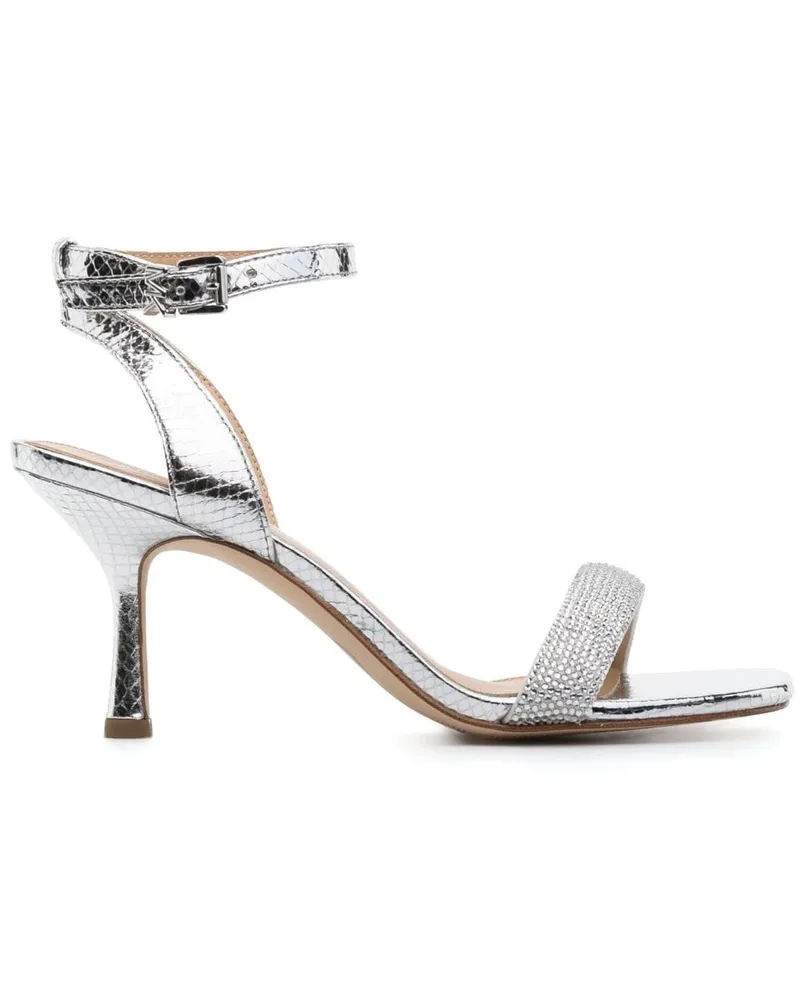 Michael Kors Sandalen mit Strass - Silber Silber