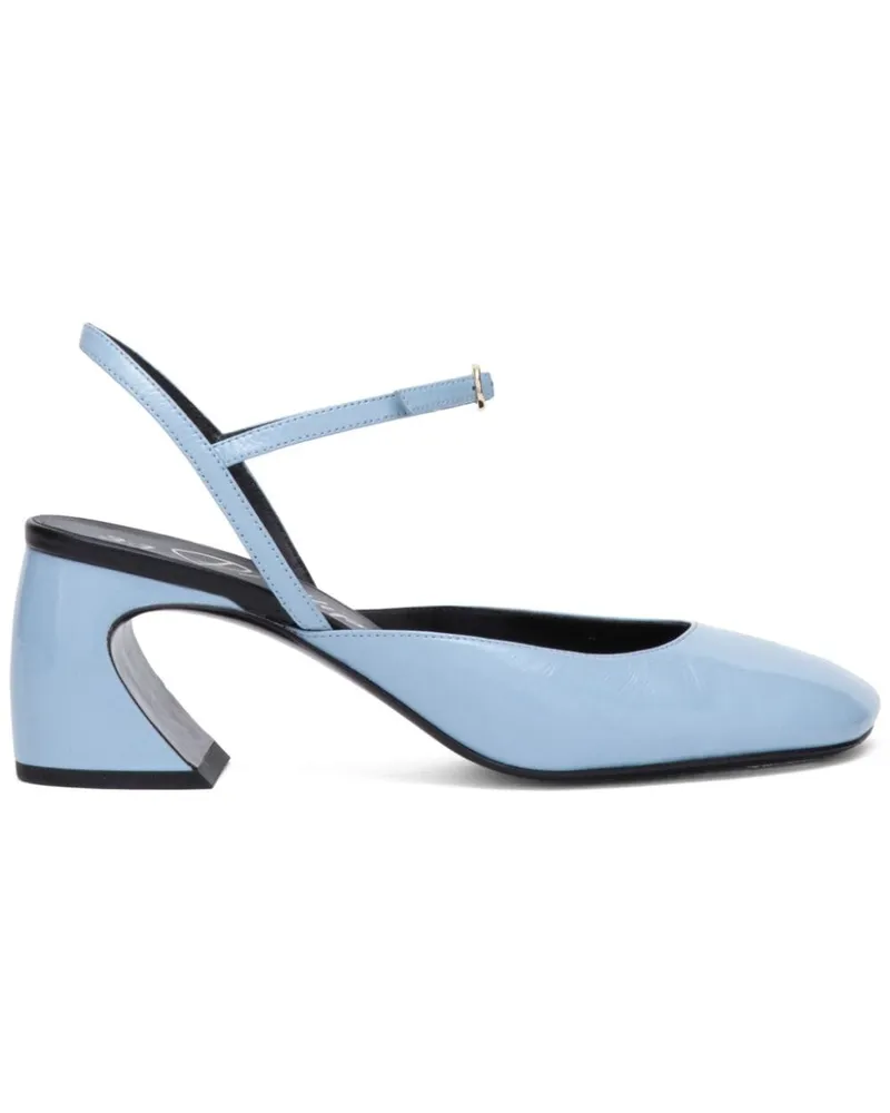 3.1 phillip lim Mary Janes mit metallischem Finish 65mm Blau