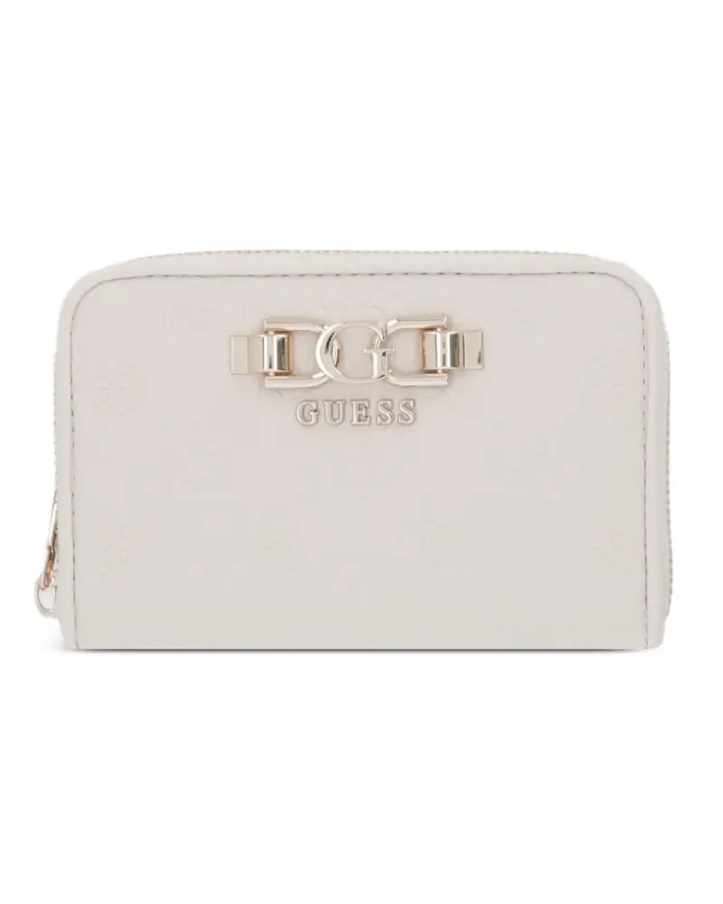 Guess Anise Portemonnaie mit Logo-Prägung - Nude Nude