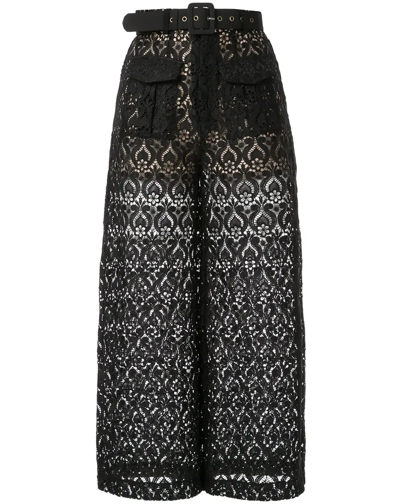 We Are Kindred Weite 'Romily' Hose - Schwarz Schwarz