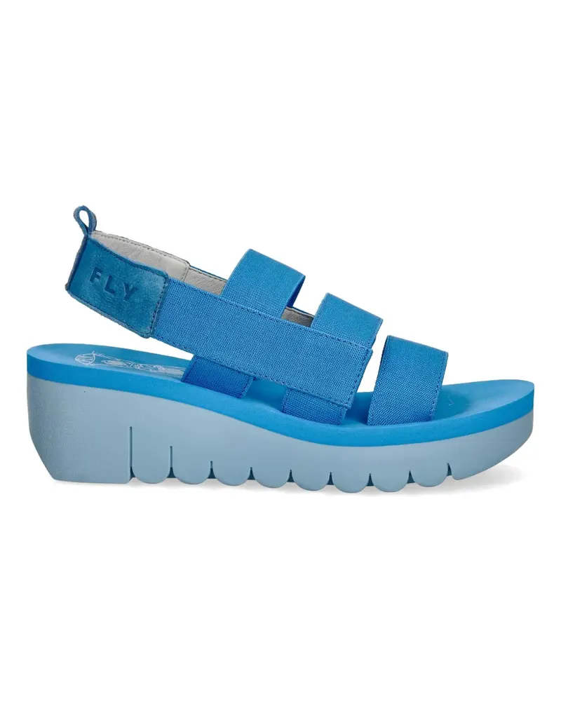 Fly London wedge sandals - Blau Blau