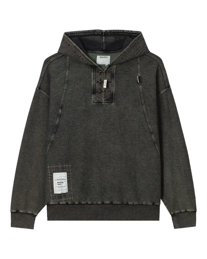 Musium Div. Hoodie mit Knebelverschluss - Grau Grau