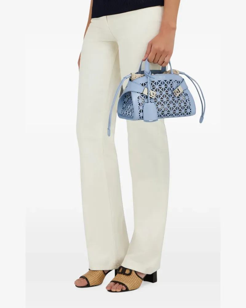 Ferragamo Hug Handtasche (XS) - Blau Blau