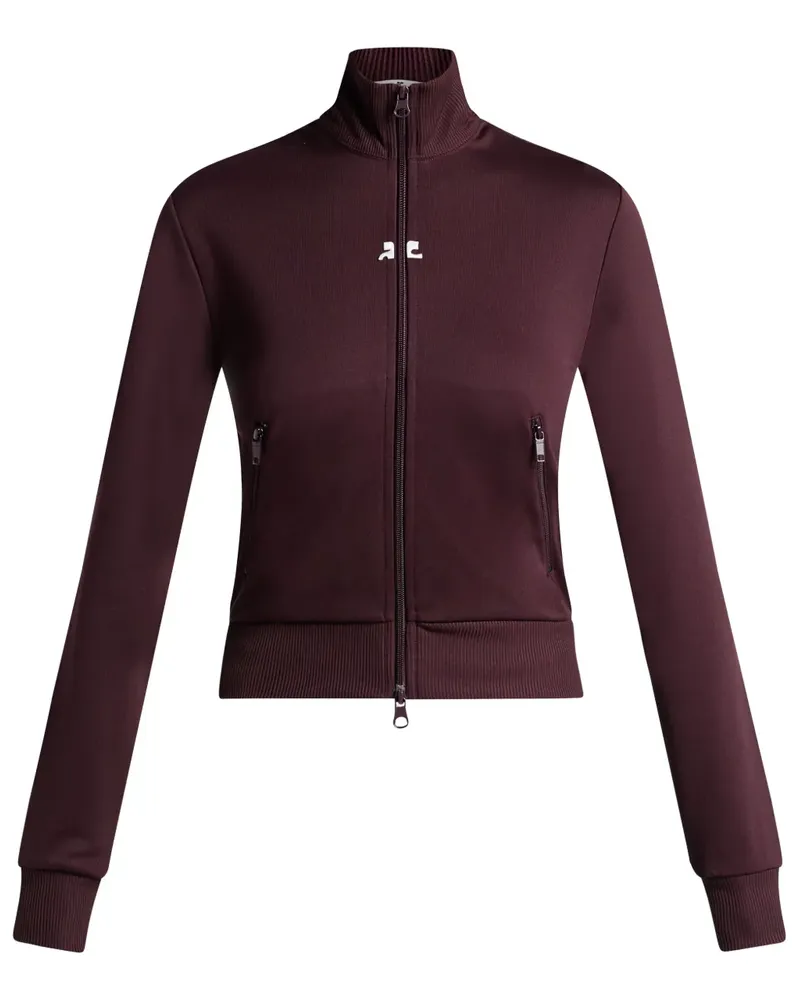 Courrèges Sweatshirt mit Reißverschluss - Braun Braun