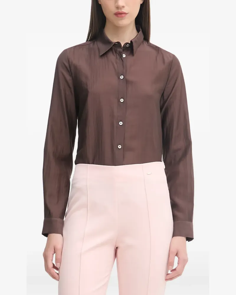 Benetton button-up long-sleeve shirt - Braun Braun