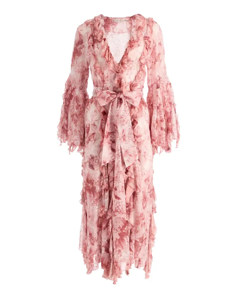 Alice + Olivia ruffled coat - Rosa Rosa