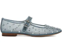Verzierte Michaela Ballerinas - Blau