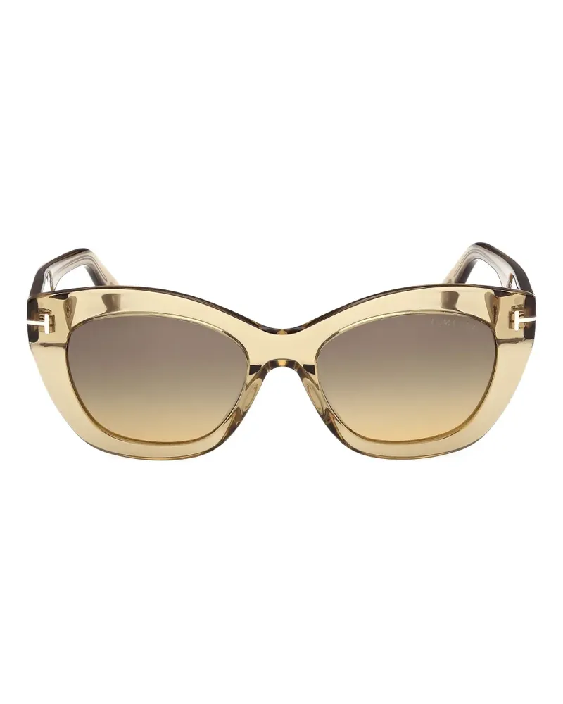 Tom Ford Sonnenbrille mit Cat-Eye-Gestell - Nude Nude