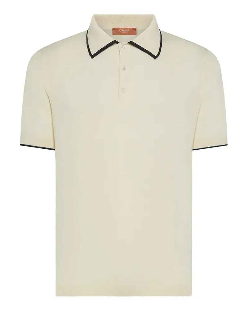 CRUNA Rivoli Poloshirt mit Kontrastdetails - Nude Nude