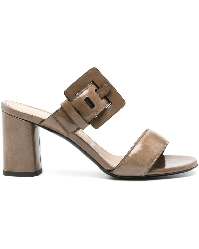 Barbara Bui Sandalen aus Lackleder 70mm - Braun Braun