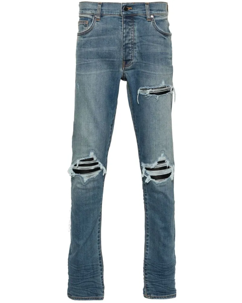 Amiri MX1 Skinny-Jeans im Distressed-Look - Blau Blau
