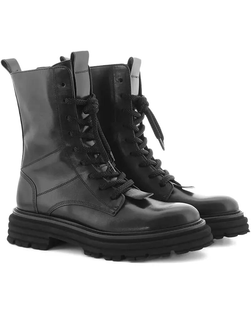 Kennel & Schmenger Master Bikerstiefel mit dicker Sohle - Schwarz Schwarz