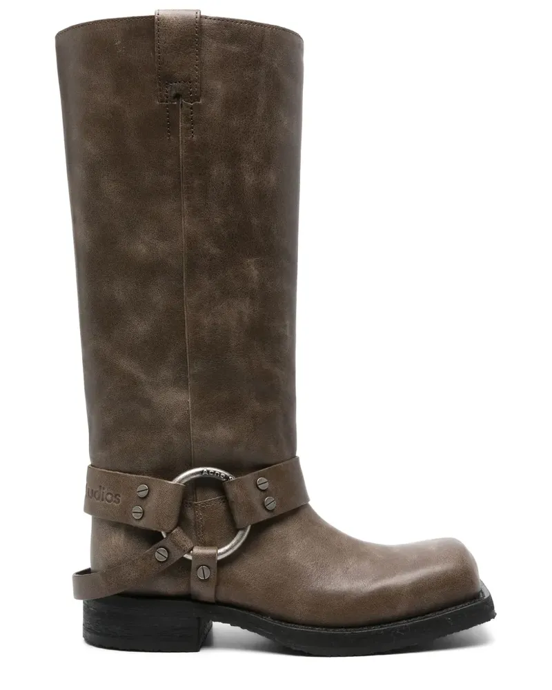 Acne Studios Stiefel mit Schnalle - Braun Braun
