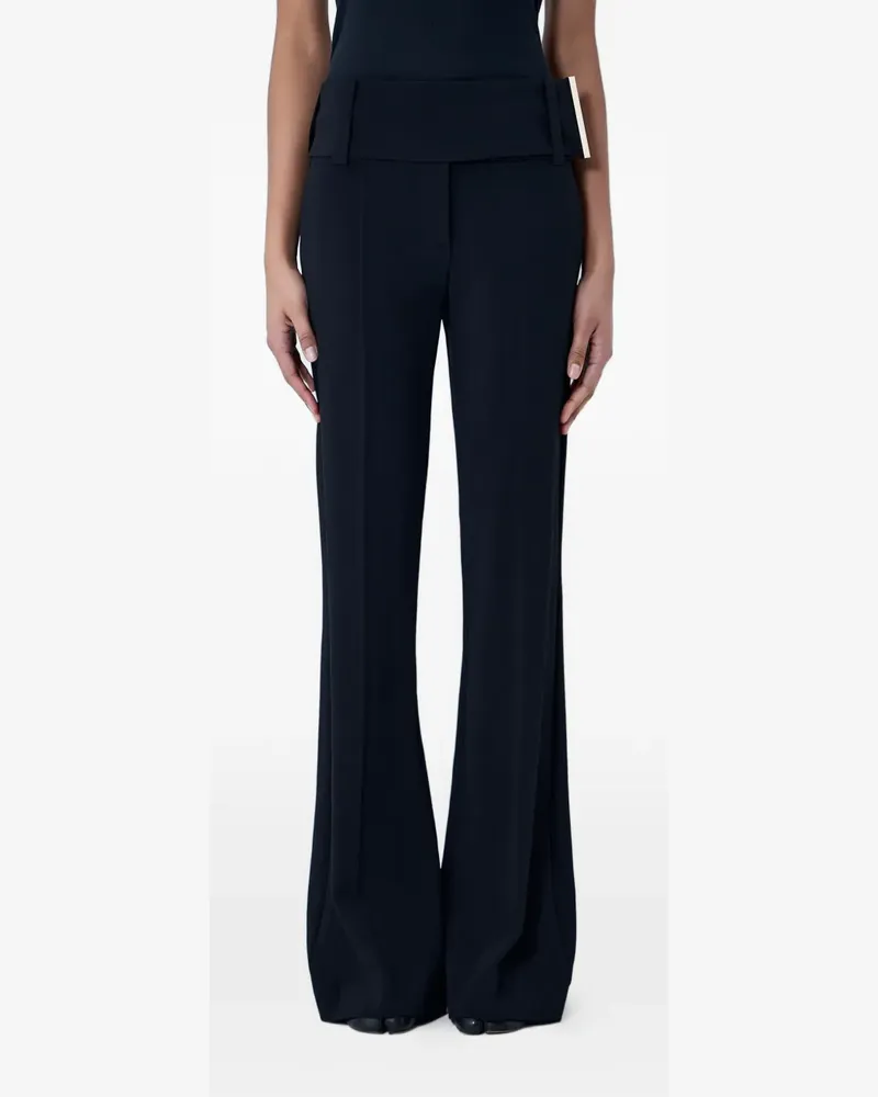 SPORTMAX Ausgestellte High-Waist-Hose - Schwarz Schwarz