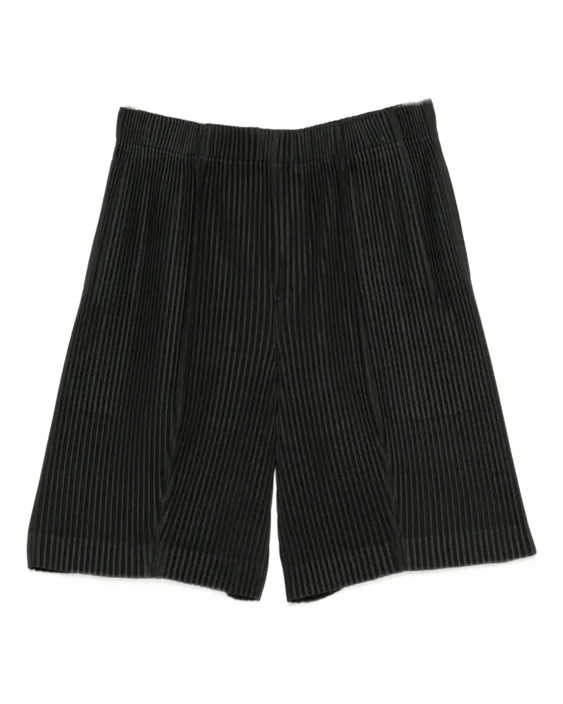 Issey Miyake pleated shorts - Grau Grau