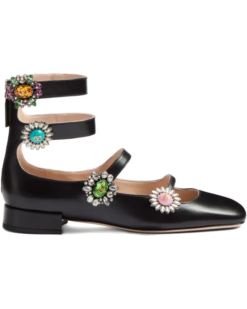 Valentino Garavani Preshoes Ballerinas 20mm - Schwarz Schwarz