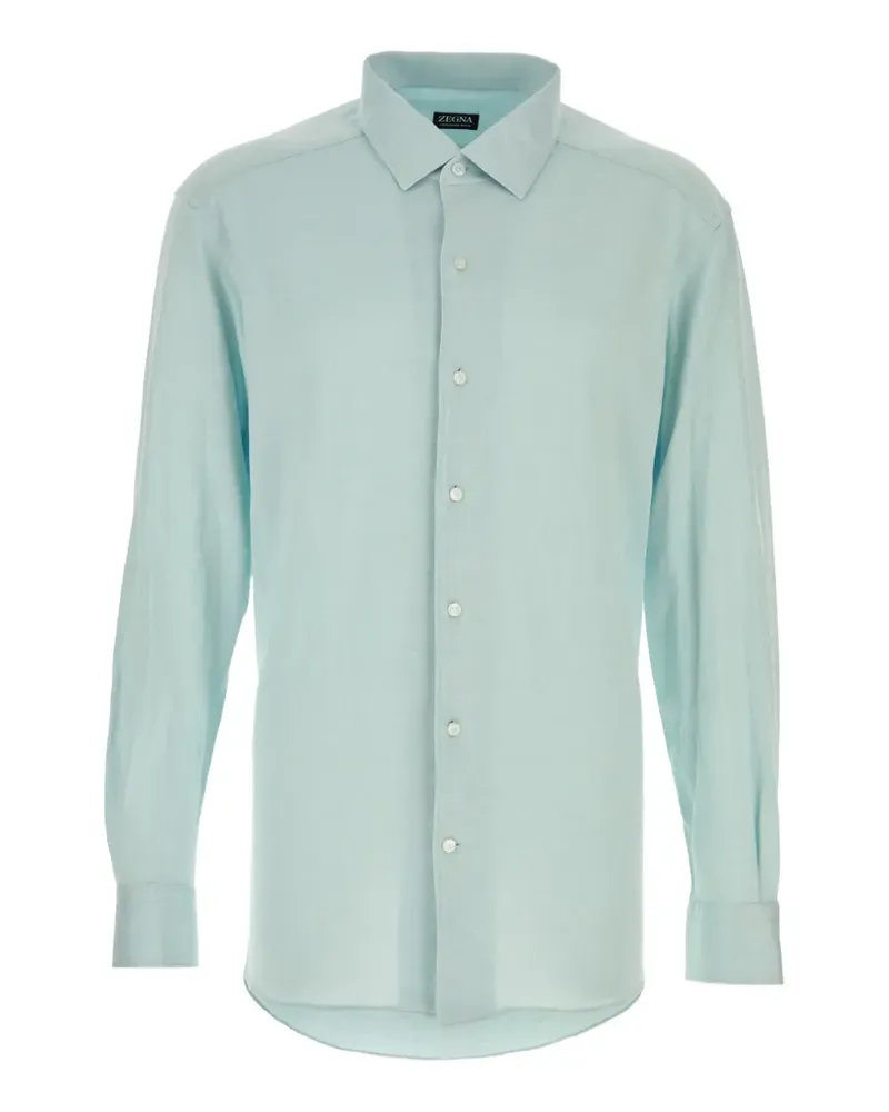 Ermenegildo Zegna long-sleeve shirt - Blau Blau