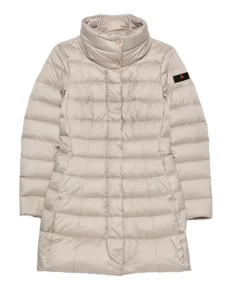Peuterey quilted high-neck coat - Grau Grau