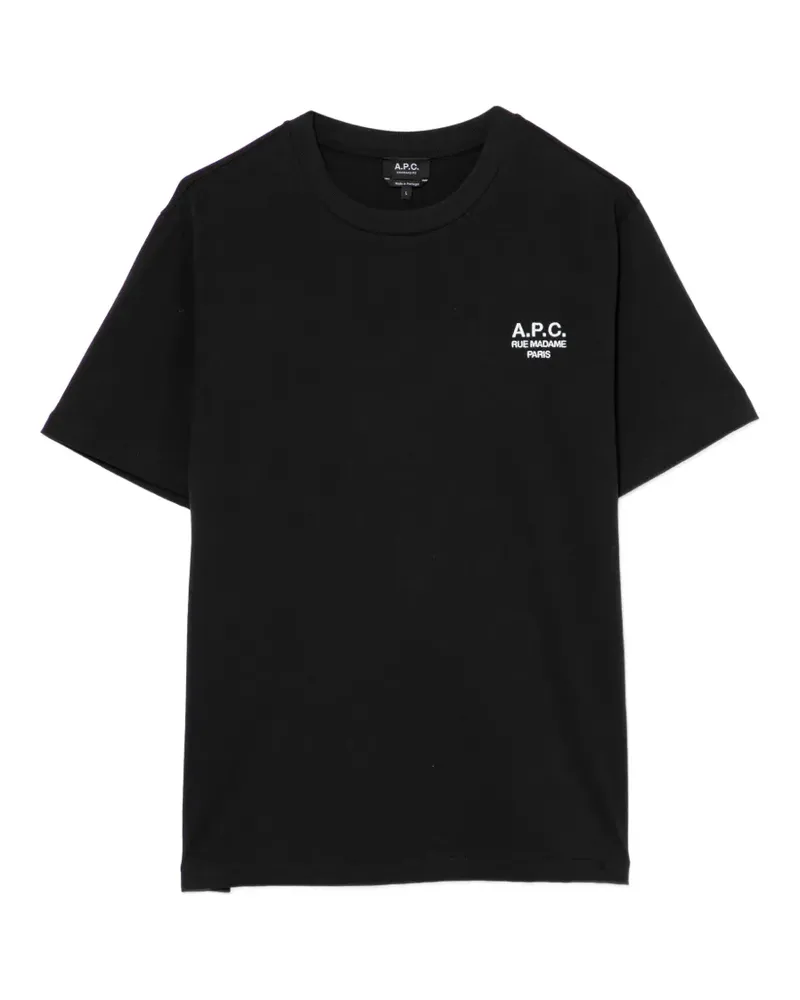 A.P.C. Rue Madame T-Shirt - Schwarz Schwarz
