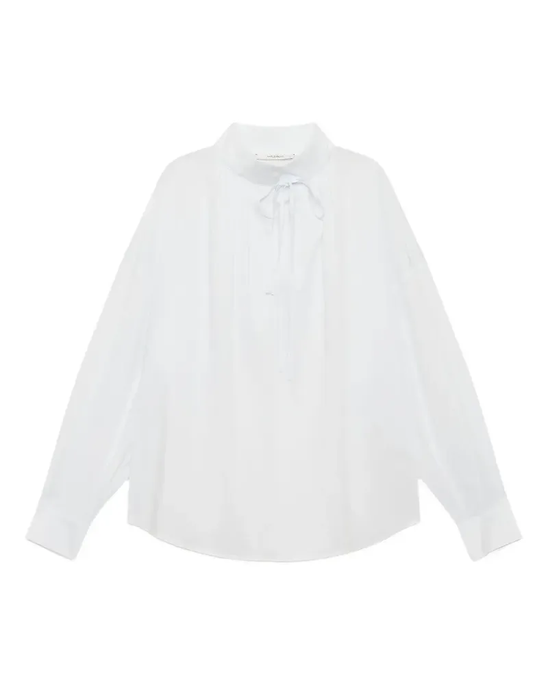 Maliparmi Sparkle tie-neck blouse - Weiß Weiß