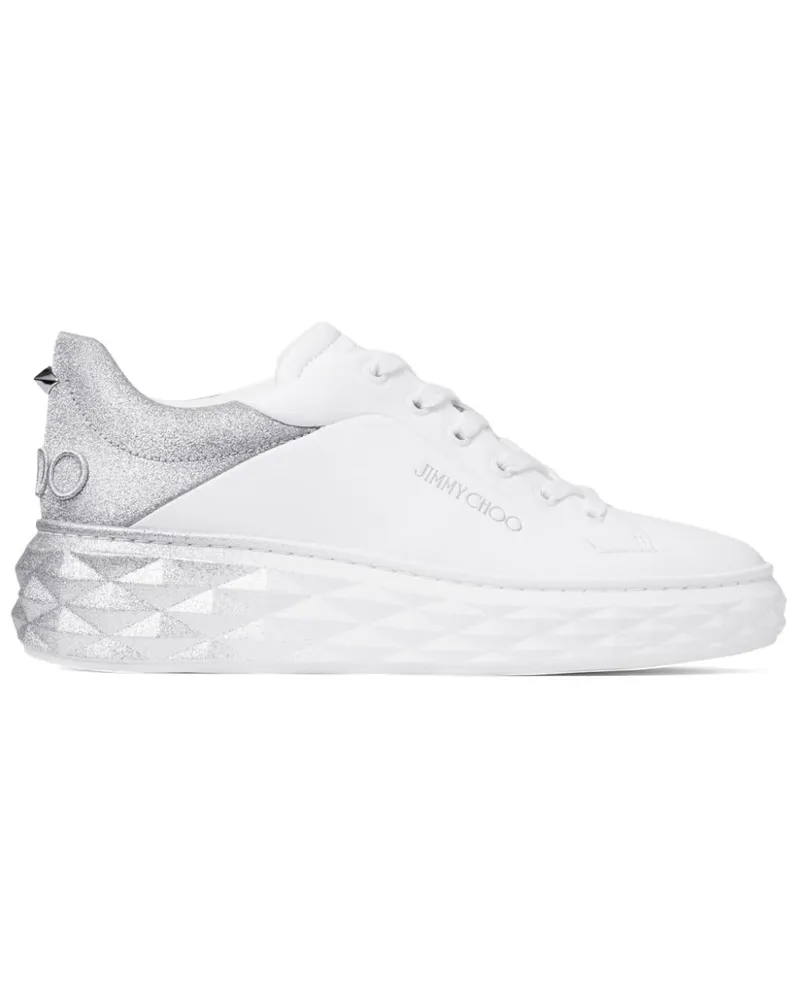Jimmy Choo Diamond Maxi F II Sneakers - Weiß Weiß