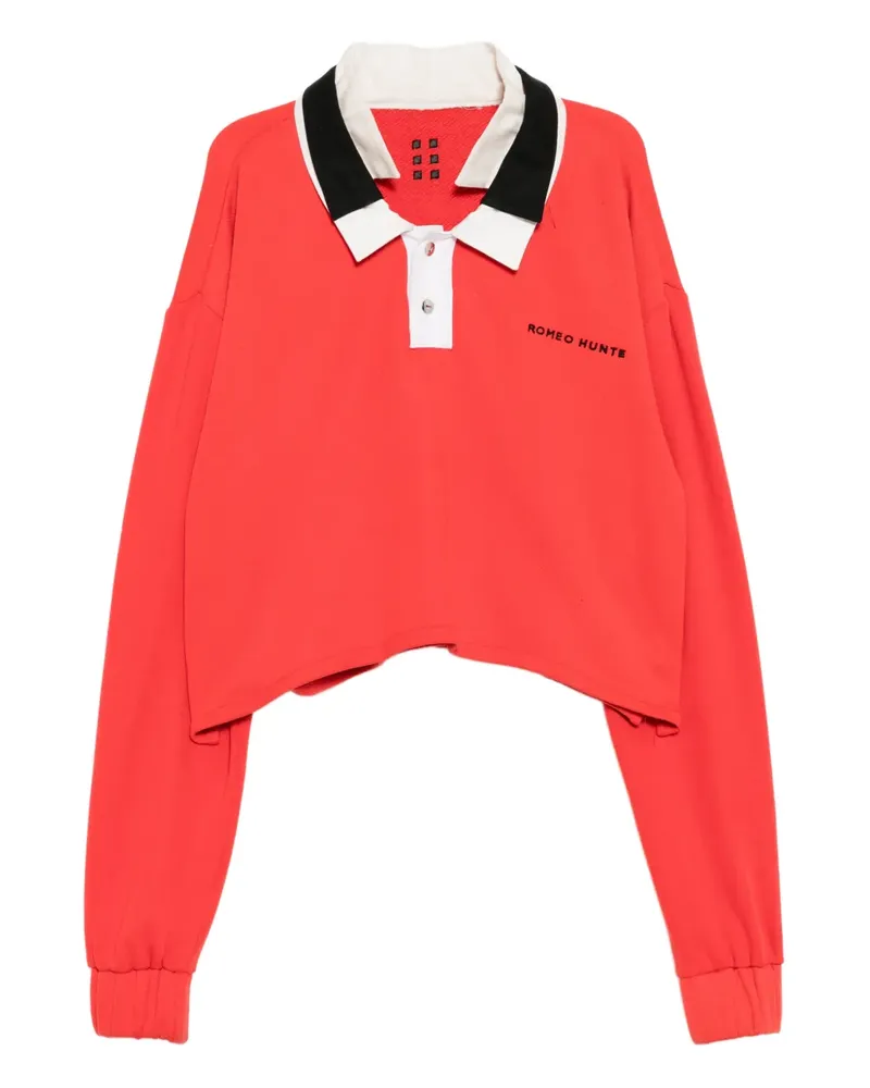 ROMEO HUNTE multi-collared polo shirt - Rot Rot