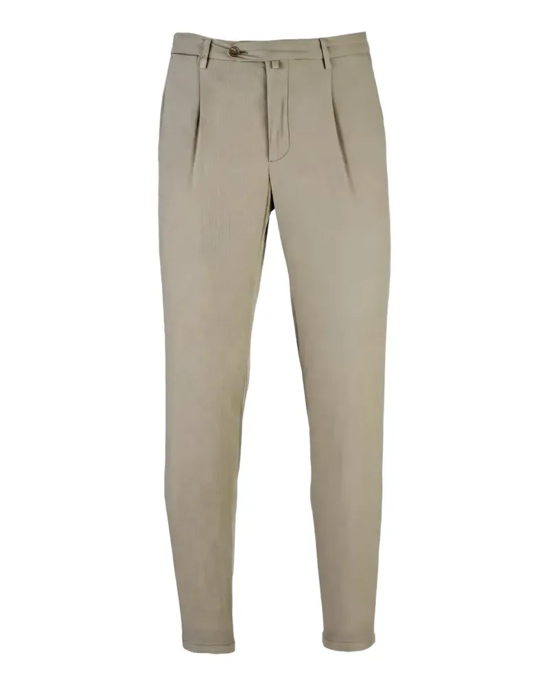 Briglia 1949 pleated straight-leg trousers - Nude Nude