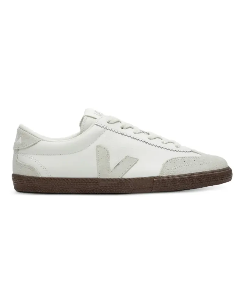 VEJA Volley Sneakers mit Einsätzen - Weiß Weiß