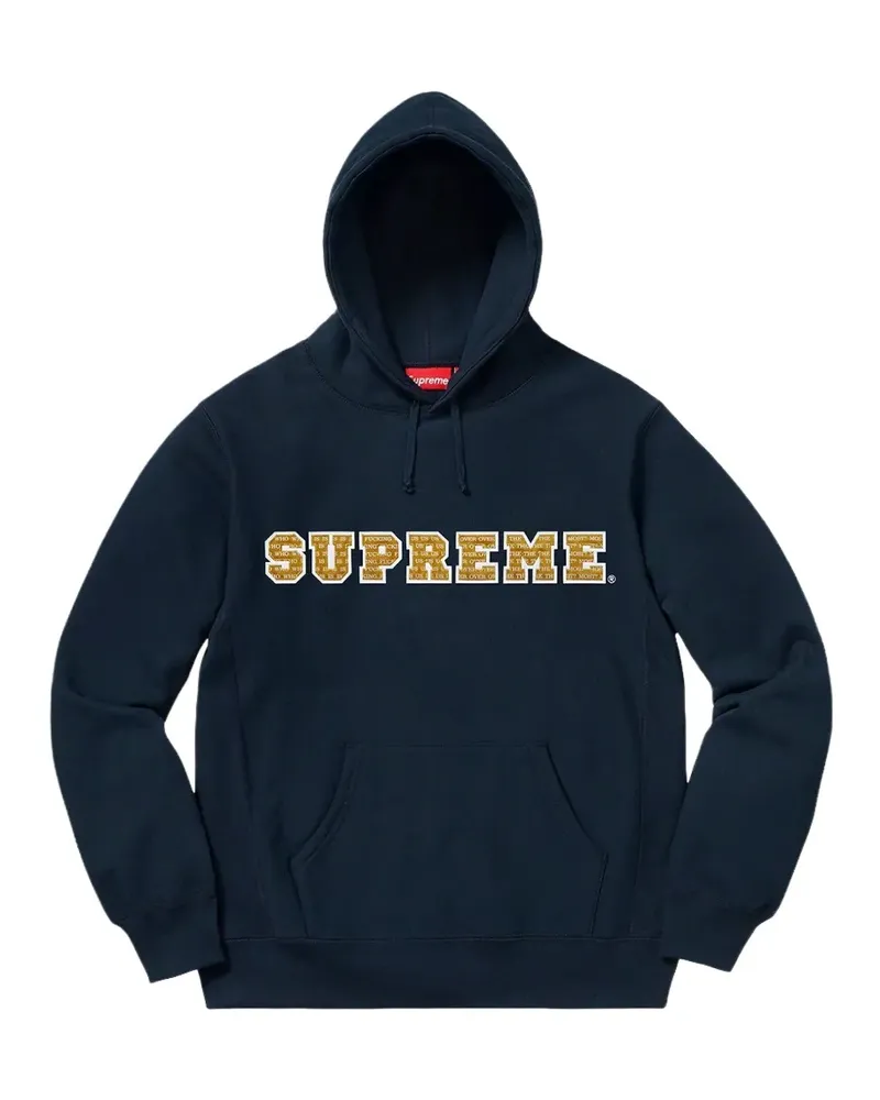 Supreme Being Hoodie mit Logo - Blau Blau