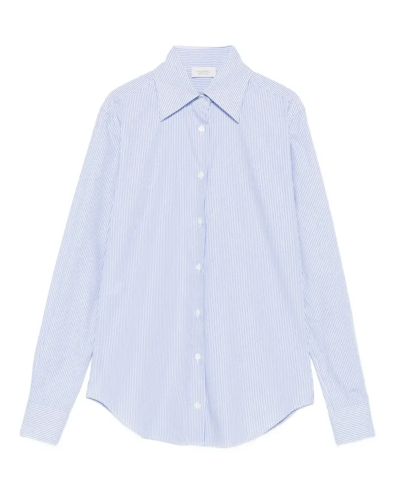MAZZARELLI Gestreiftes Hemd - Blau Blau
