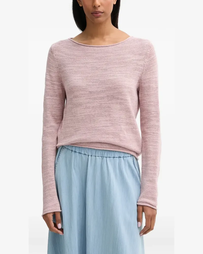 Marc O'Polo boat-neck fine-knit sweater - Rosa Rosa